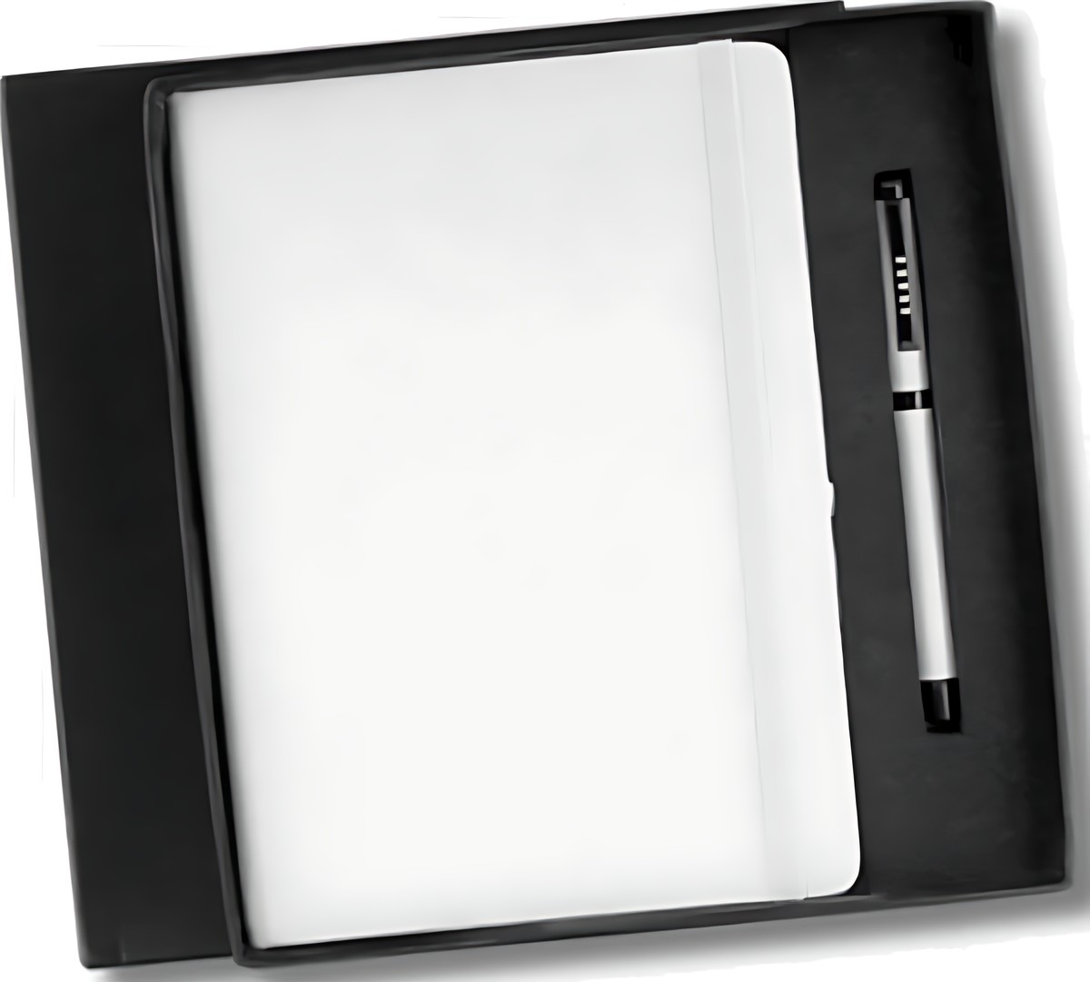 Diary & Pen Gift Set – 208 White – corporate gift