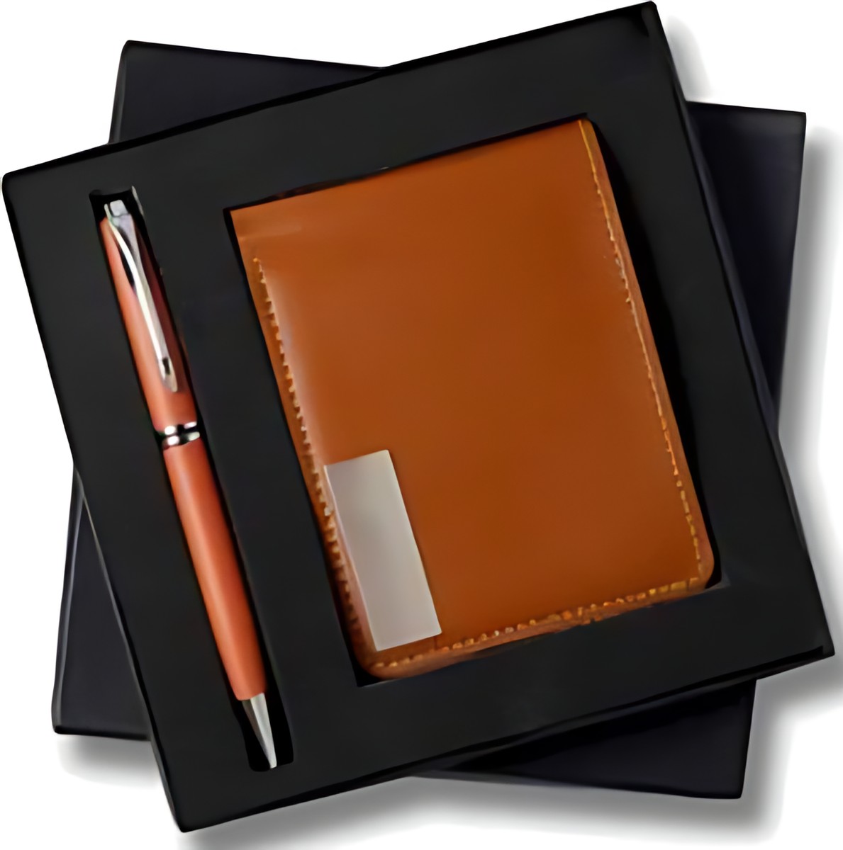 Pen & Wallet Gift Set – 214 Tan Wallet – corporate gift