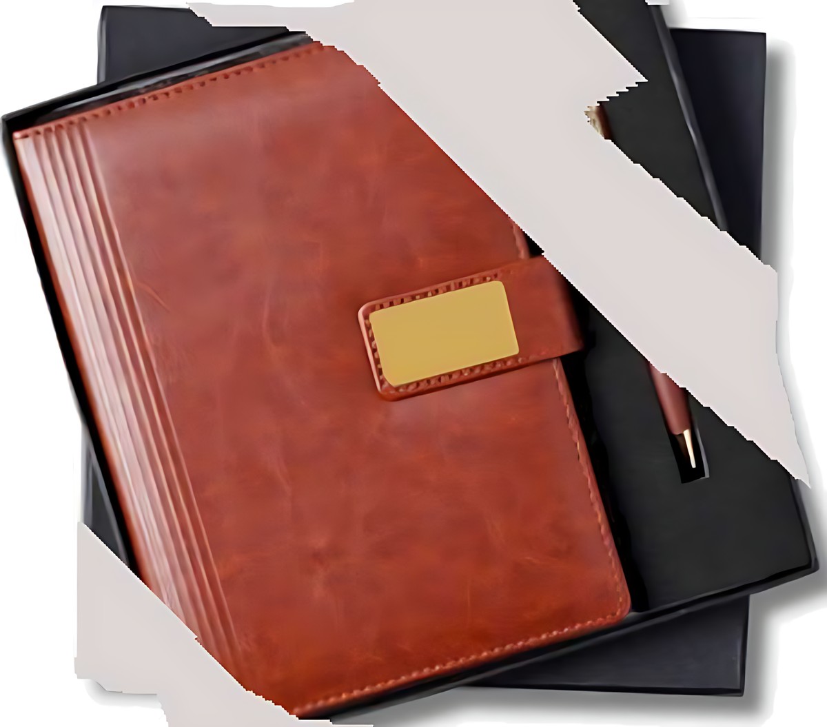 Pen & Diary Gift Set – 230 Brown Gold Pen & Diary Gift Set – 230 Brown Gold – corporate gift