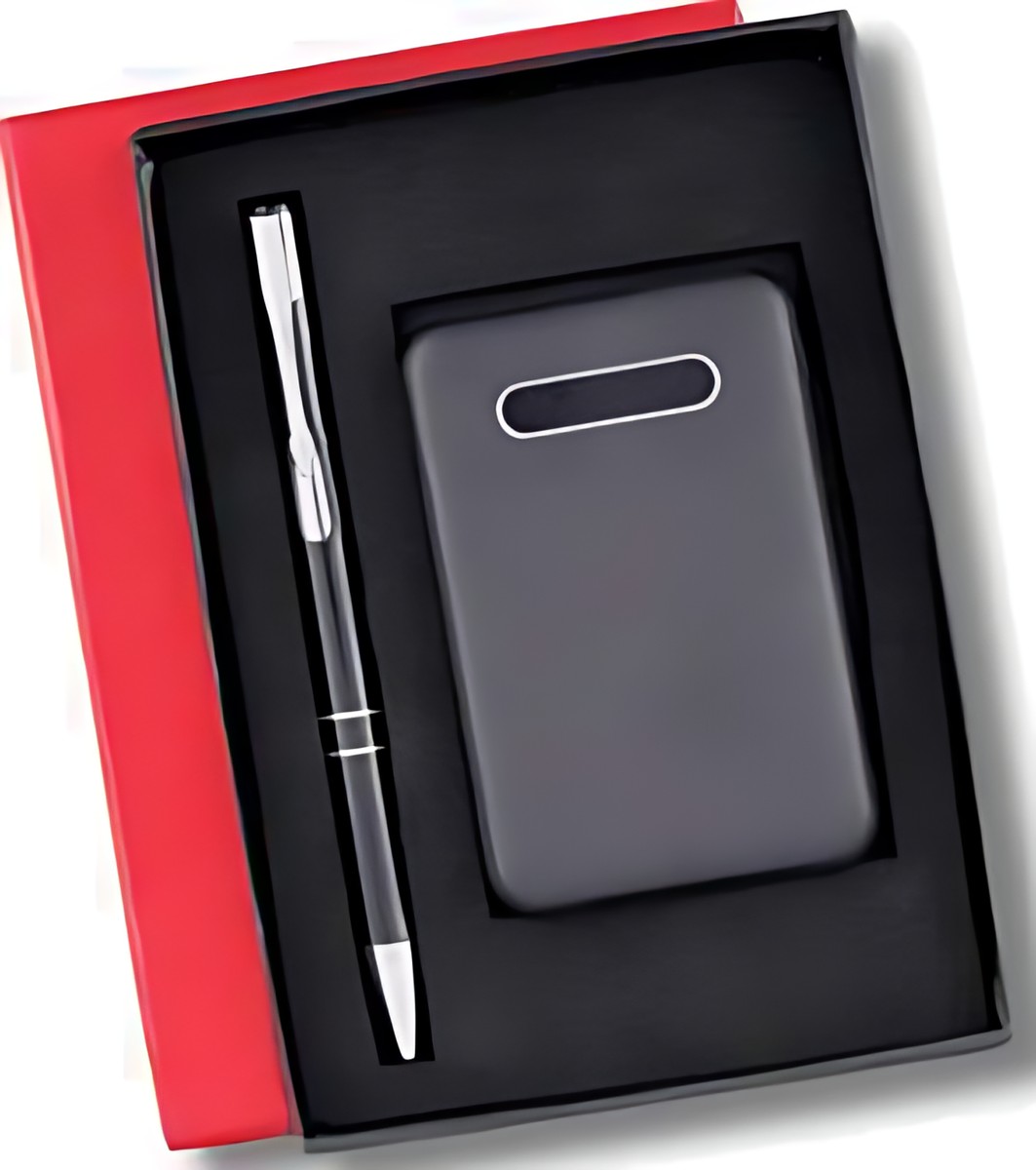 Pen & Power Bank 500OMAH Gift Set – 247 Black – corporate gift