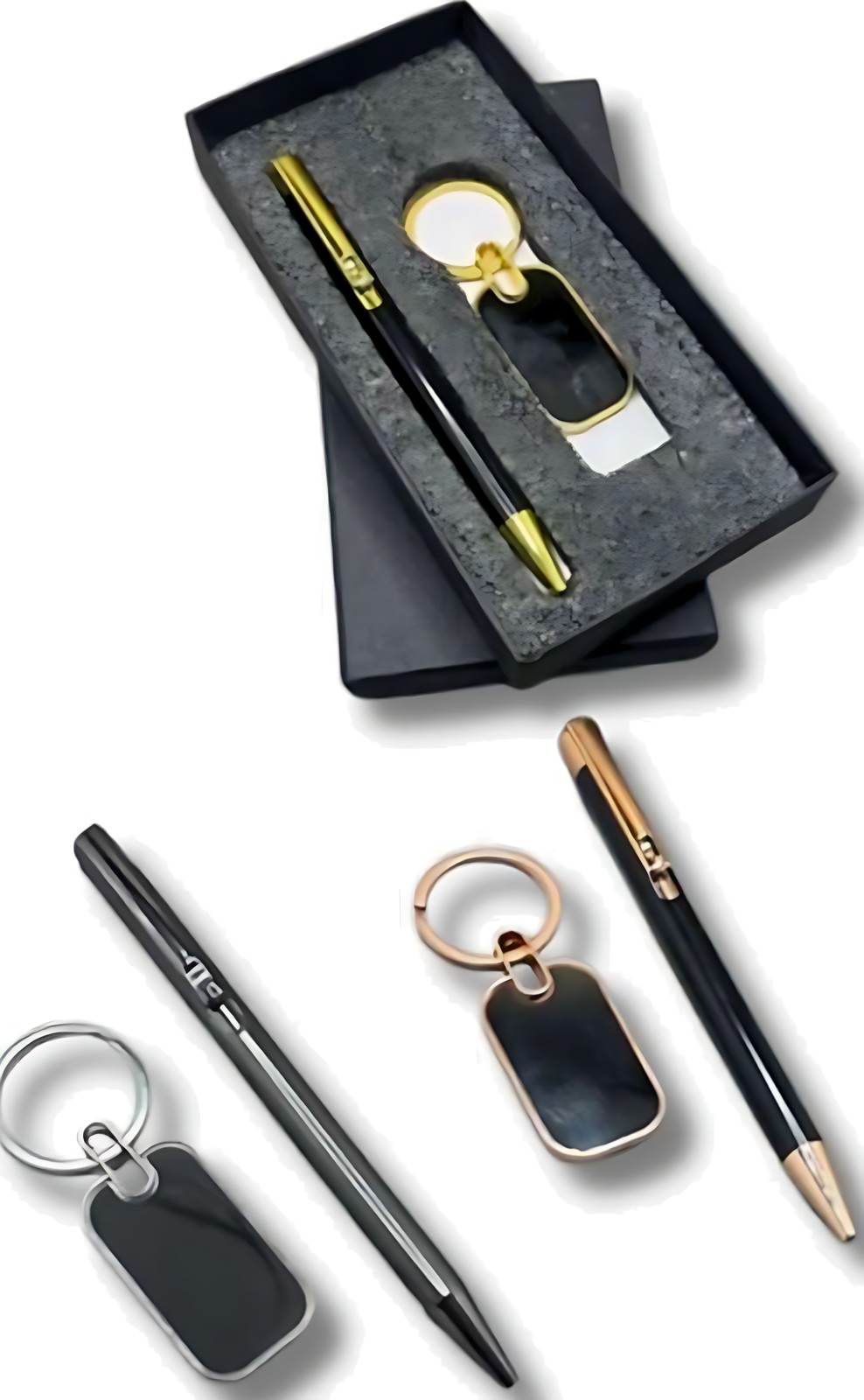 Keychain Gift Set – 256 Metal Pen & Metal – corporate gift