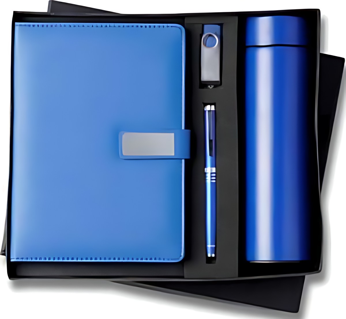Pen, Pen Drive, Diary & Bottle Gift Set – 412BLUE – corporate gift