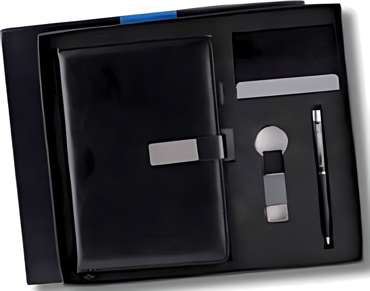 Pen, Keychain Diary & Cardcase Gift Set – 423 Black Pen, Keychain Diary & Cardcase Gift Set – 423 Black – corporate gift