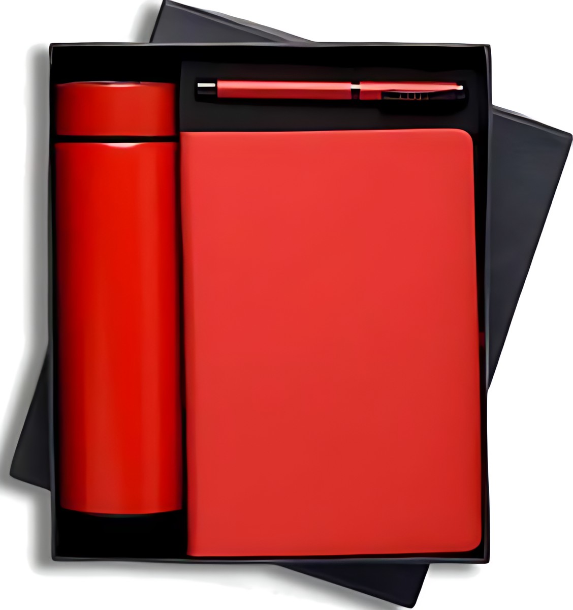 Pen, Diary & Bottle Gift Set – 302 Red – corporate gift