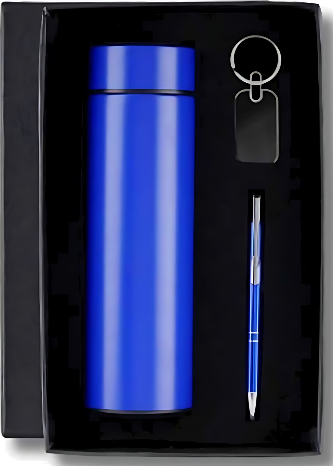 Pen, Keychain & Bottle Gift Set – 313 Blue – corporate gift