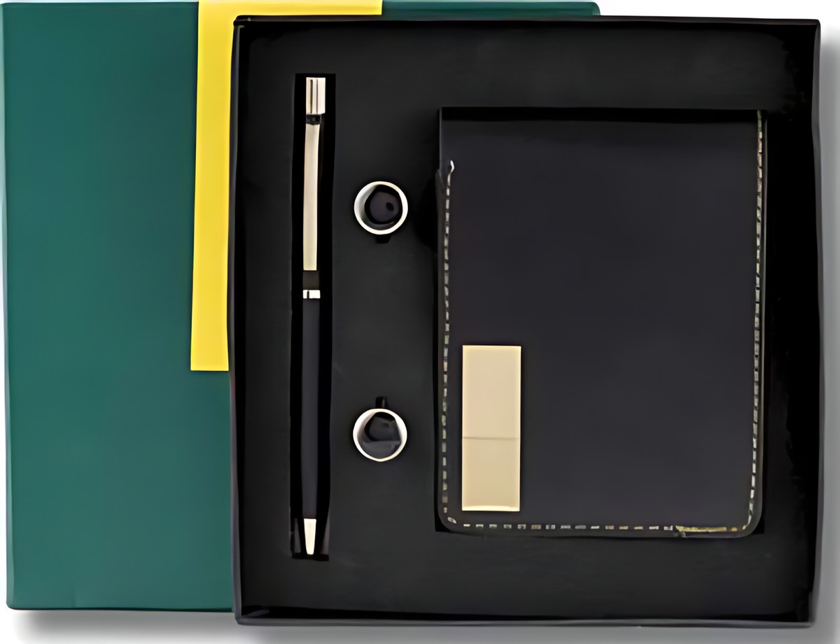 Pen, Cufflinks, Wallet Gift Set – 324 A – corporate gift