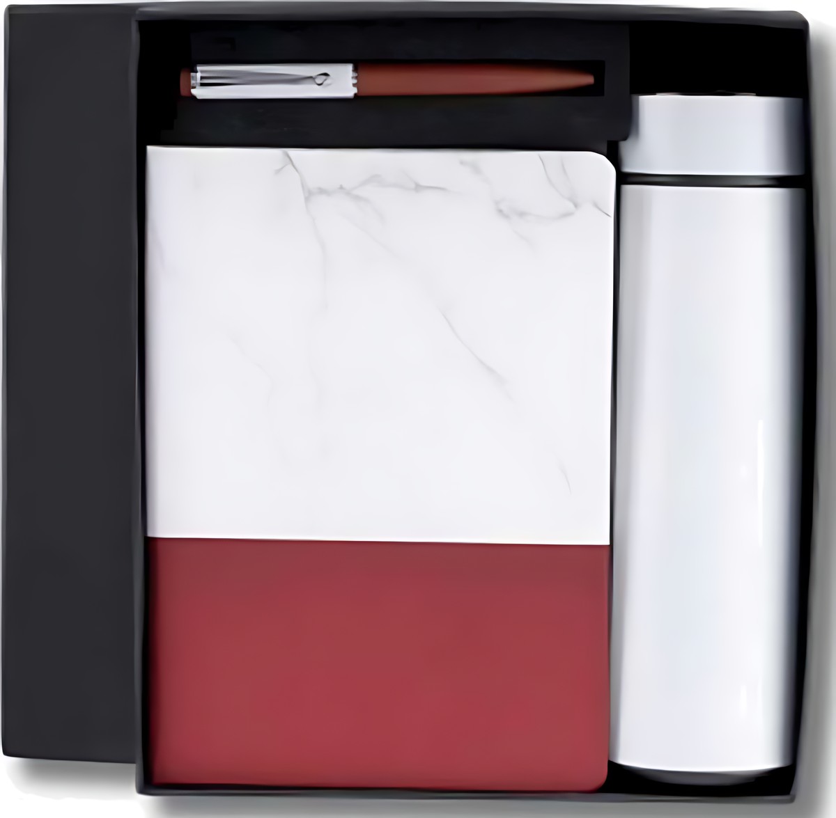 Pen, Bottle & Diary Gift Set – 328 Maroon – corporate gift